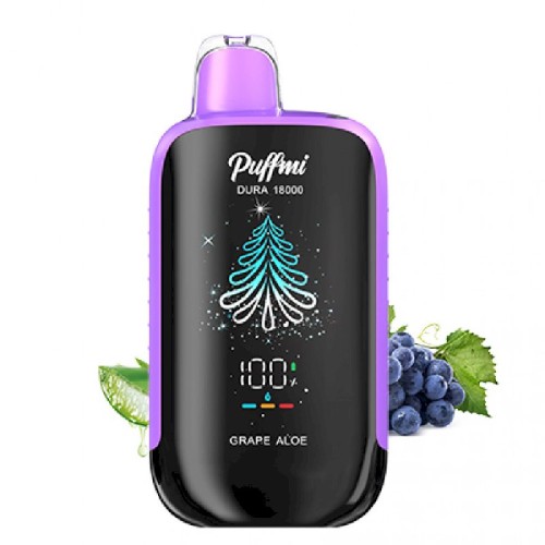 Электроная сигарета PuffMi Dura 18000 - Виноград алоэ (Grape Aloe)