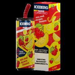 Электронная сигарета ICEBERG XXL 6000 Кислый лимон вишня