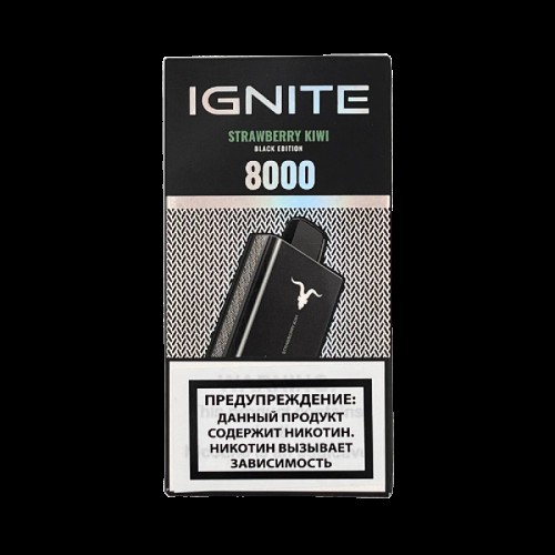 Электронная сигарета IGNITE V80 8000 затяжек Клубника киви