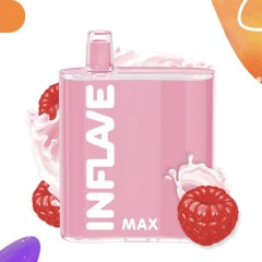 Электронная сигарета Inflave Max 4000 затяжек Малиновый Йогурт