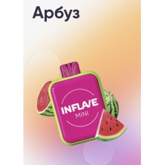 Электронная сигарета Inflave Mini 1000 затяжек Арбуз