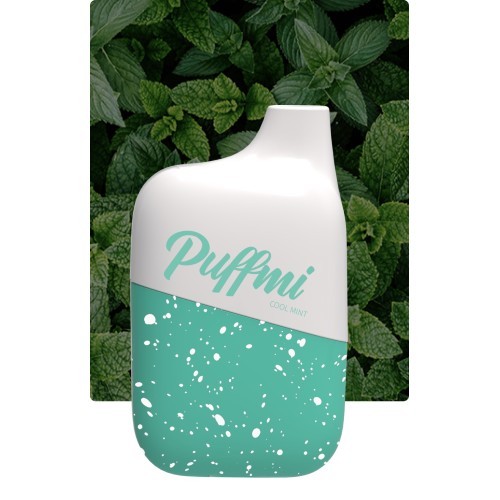 Электронная сигарета Паффми 4500 затяжек Ледяная Мята В2 Стронг (PUFFMI DY4500 Cool mint v2 STRONG)