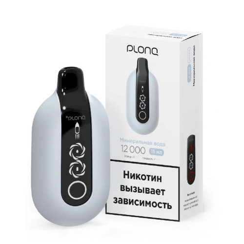 Электронная сигарета PLONQ ULTRA 12000 затяжек Минеральная вода