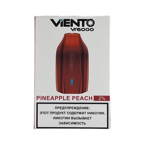 Электронная сигарета Viento VT 6000 - Ананас персик (Pineapple Peach)