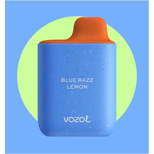 Электронная сигарета Vozol Star 4000 затяжек Blue Razz Lemon (Возол Стар 4000 затяжек Черника Лимон)