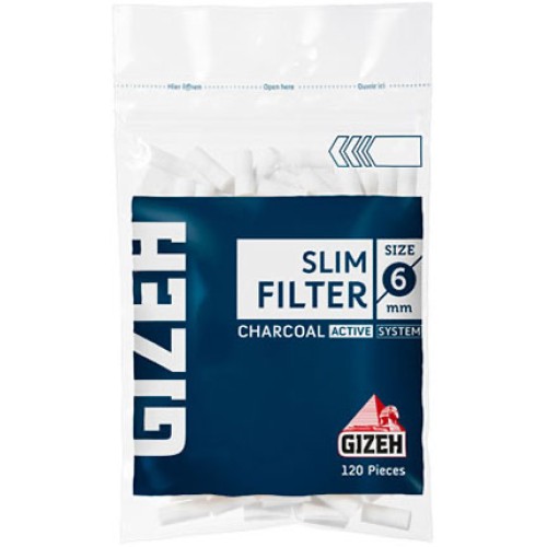 Gizeh Slim Charcoal (120 шт)
