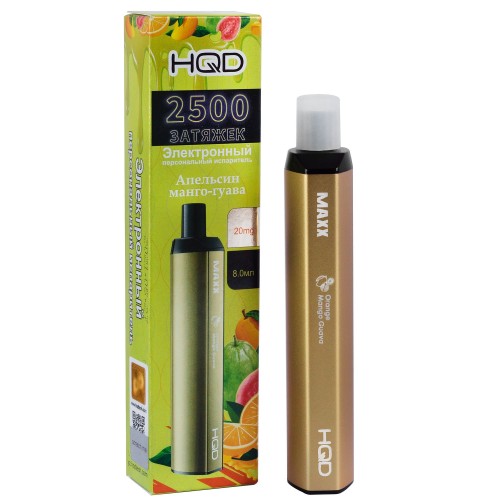 HQD MAXX Orange Mango Guava (HQD Макс Апельсин Манго Гуава)