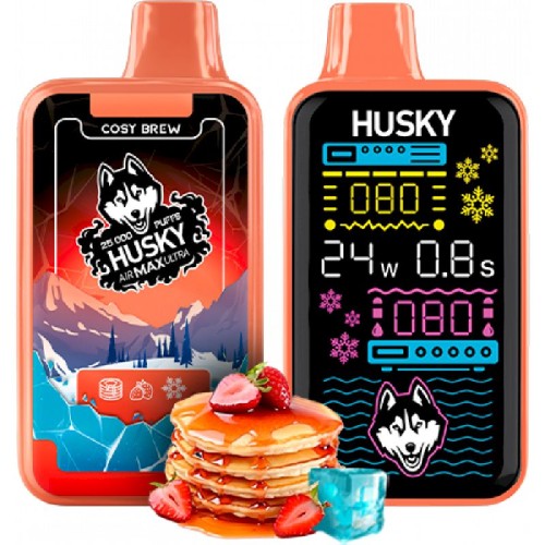 Husky Air Max Ultra Strong 25000 Cosy Brew (Панкейк с клубничным джемом)