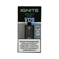 IGNITE V 120 12000 Зеленое яблоко 2%