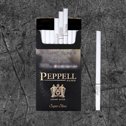 Сигареты Peppell Filter Luxury Black Super Slims