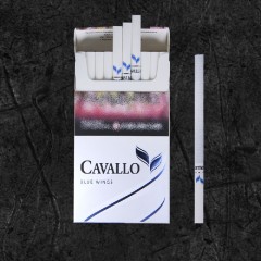 Сигареты Кавалло Супер слимс Блу Вингс (Cavallo Superslims Blue Wings)