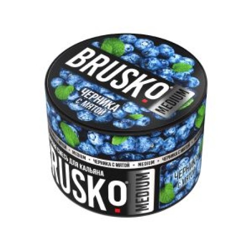 Табак для кальяна Brusko Medium 50 гр (Черника с мятой)