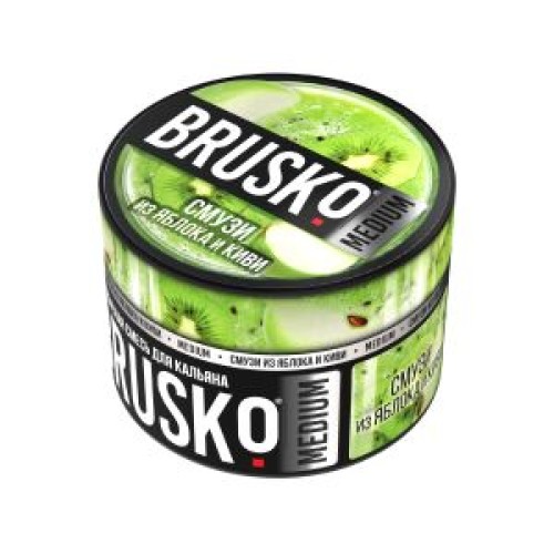 Табак для кальяна Brusko Medium 50 гр (Смузи из яблока и киви)