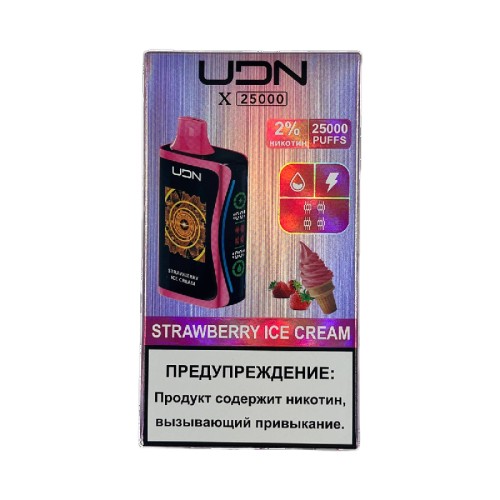 UDN X 25 000 Клубничное мороженое
