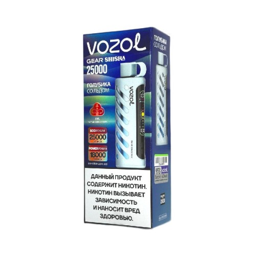 Vozol Gear Shisha 25000 затяжек - Голубика со льдом