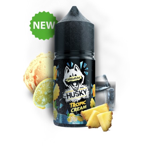 Жидкость Husky Premium Tropic Cream (Мороженое Лимон Ананас Лёд) 30 мл 20мг